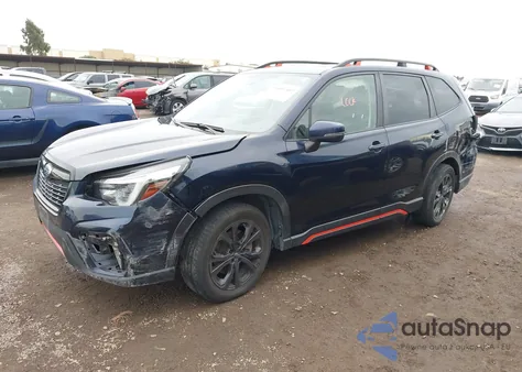 2021 Subaru Forester Sport from USA, damaged, VIN JF2SKARC3MH550405